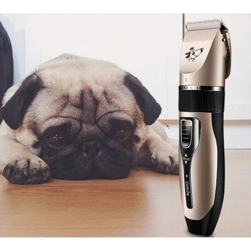  PAZI Dog Clipper - Pet Grooming Clipper Cordless pet Grooming Scissors can Clean Low Noise for Dogs Cats and Other Pets