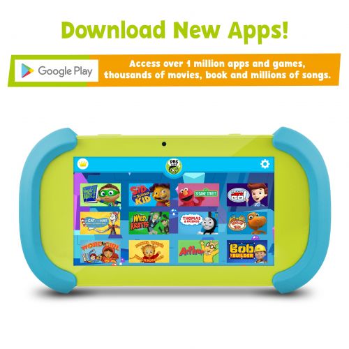  PBS Kids PBS KIDS 7 HD Educational Playtime Kid-Safe Tablet with Android 6.0 (PBSKD12)