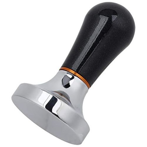  PBZYDU Coffee Tamper, 57mm Handheld Aluminum Profession Espresso Press Tool for Coffee Maker(Black)