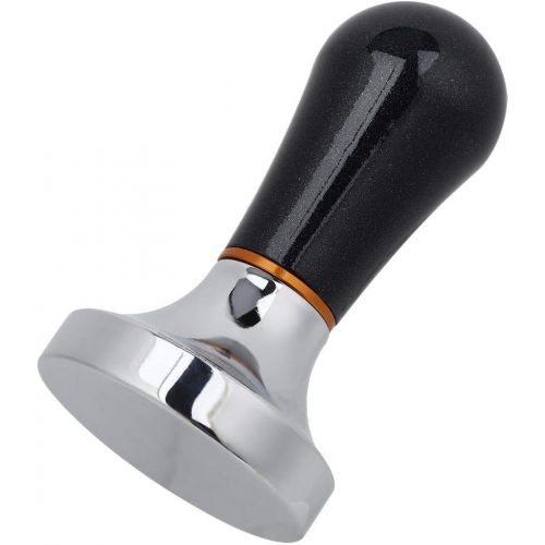  PBZYDU Coffee Tamper, 57mm Handheld Aluminum Profession Espresso Press Tool for Coffee Maker(Black)