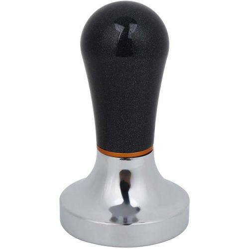  PBZYDU Coffee Tamper, 57mm Handheld Aluminum Profession Espresso Press Tool for Coffee Maker(Black)