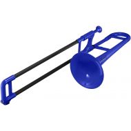 PBone pBone PBONE2B Jiggs Mini Plastic Trombone for Beginners, Blue
