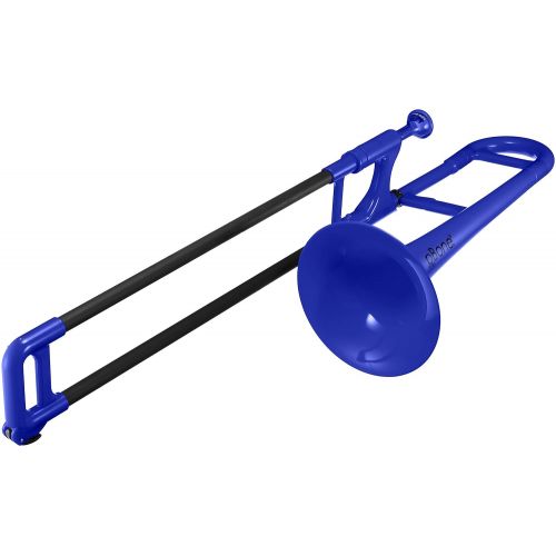  PBone pBone PBONE2B Jiggs Mini Plastic Trombone for Beginners, Blue