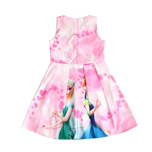  PCLOUD Frozen Toddler Girls Sleeveless Princess Costume Dresses Cosplay Dress up