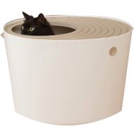 PDDJ Top Entry Cat Litter Box with Cat Litter Shovel for 8 Kg Cat Toilet Small Litter Pan