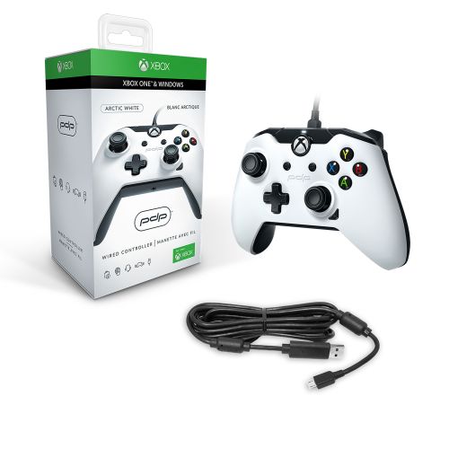  PDP Wired Controller for Xbox One, Xbox One X and Xbox One S, Verdant Green, 048-082-NA-GR