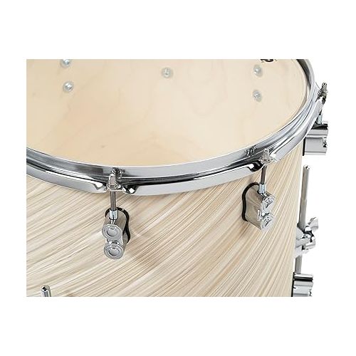  Pacific Drums & Percussion Drum Set PDP Concept Maple 7-Piece, Twisted Ivory Shell Pack (PDCM2217TI)