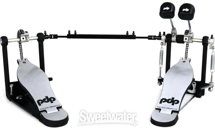  PDP PDDP712 700 Series Double Bass Drum Pedal and DW SM505 Drop-Lock Hi-Hat Clutch