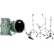 PDP Concept Maple Bop 3-piece Shell Pack and Hardware Bundle - Satin Seafoam