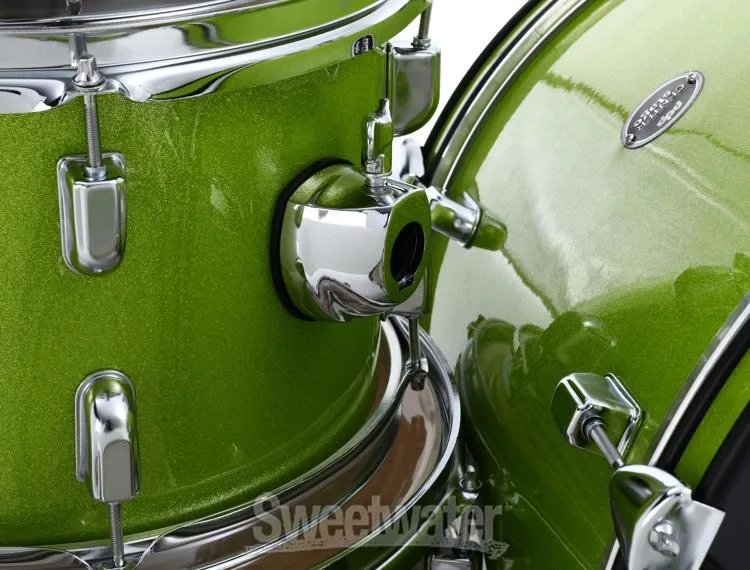  PDP Center Stage PDCE2015KTEL 5-piece Complete Drum Set with Cymbals - Electric Green Sparkle