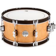 PDP Concept Maple Classic Snare Drum - 6.5 x 14-inch - Natural with Walnut Hoops