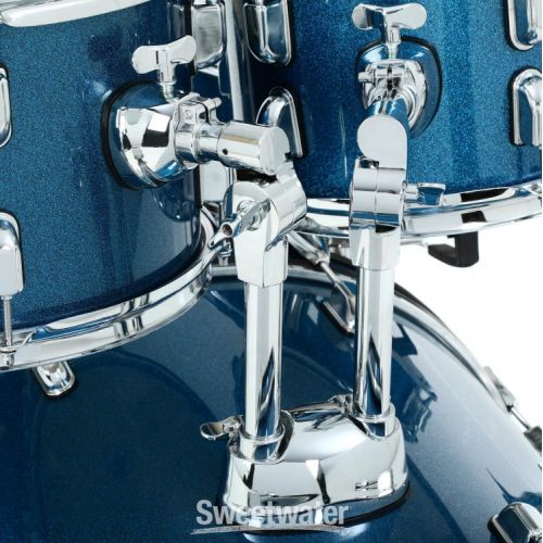  PDP Center Stage PDCE2215KTRB 5-piece Complete Drum Set with Cymbals - Royal Blue Sparkle