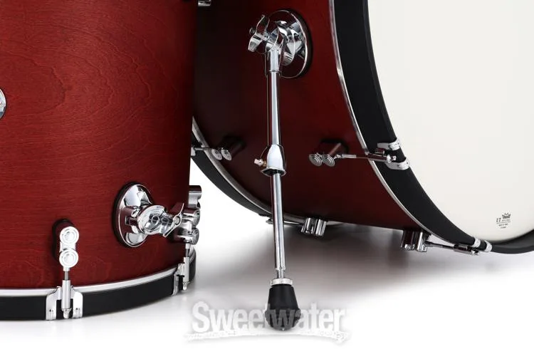  PDP Concept Maple Classic 3-piece Shell Pack with 26 inch Kick - Ox Blood with Ebony Hoops