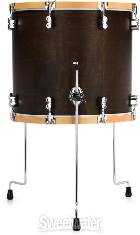  PDP Concept Maple Classic Floor Tom - 16 x 18 inch - Walnut with Natural Hoops