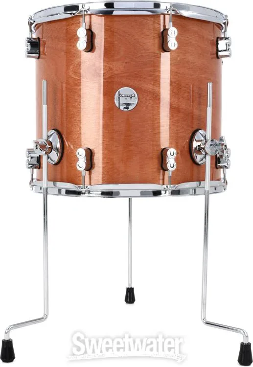  PDP Concept Exotic 5-piece Shell Pack and Hardware Bundle - Honey Mahogany