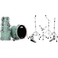 PDP Concept Maple 4-piece Shell Pack and Hardware Bundle - Satin Seafoam