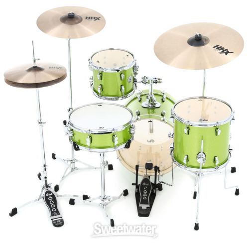  PDP New Yorker 4-piece Shell Pack - Electric Green Sparkle