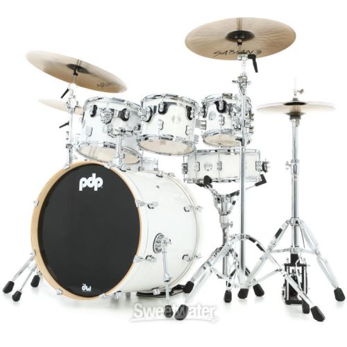  PDP Concept Maple Shell Pack - 7-Piece - Pearlescent White