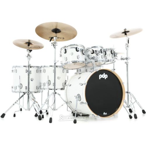  PDP Concept Maple Shell Pack - 7-Piece - Pearlescent White