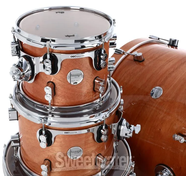  PDP Concept Exotic 5-piece Shell Pack - Honey Mahogany