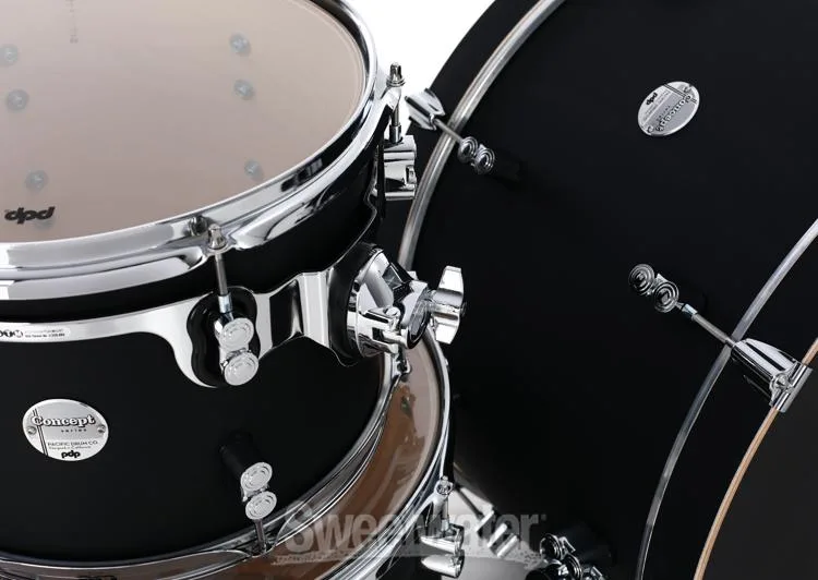  PDP Concept Maple Rock 3-piece Shell Pack - Satin Black