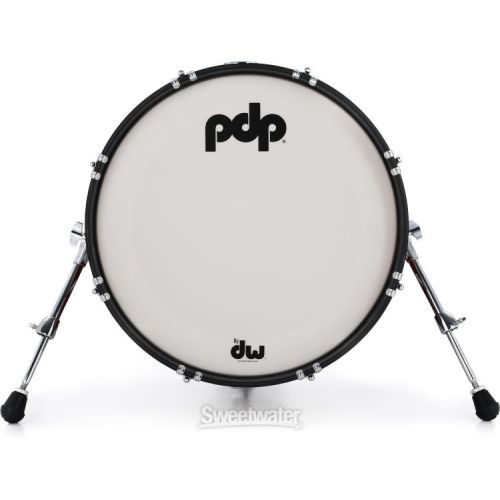  PDP Concept Maple Classic Bop 3-piece Shell Pack - Ox Blood with Ebony Hoops