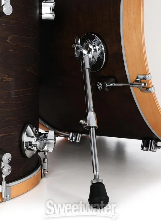  PDP Concept Maple Classic 3-piece Shell Pack with 22 inch Kick - Walnut with Natural Hoops