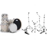 PDP Concept Maple 5-piece Shell Pack and Hardware Bundle - Twisted Ivory