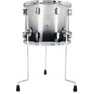 PDP Concept Maple Floor Tom - 12 x 14 inch - Silver to Black Fade