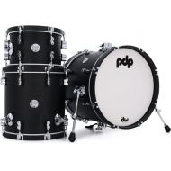 PDP Concept Maple Classic Bop 3-piece Shell Pack - Ebony with Ebony Hoops