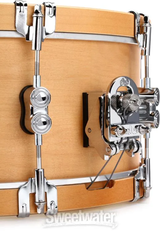  PDP Concept Maple Classic Snare Drum - 6.5 x 14-inch - Natural with Natural Hoops