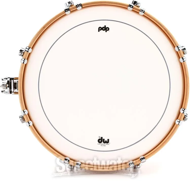  PDP Concept Maple Classic Snare Drum - 6.5 x 14-inch - Natural with Natural Hoops