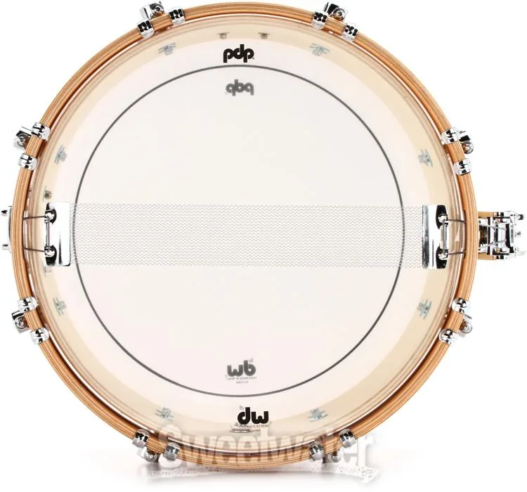  PDP Concept Maple Classic Snare Drum - 6.5 x 14-inch - Natural with Natural Hoops