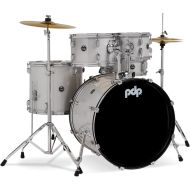 PDP Center Stage PDCE2015KTDW 5-piece Complete Drum Set with Cymbals - Diamond White Sparkle