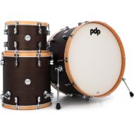 PDP Concept Maple Classic 3-piece Shell Pack with 26 inch Kick - Walnut with Natural Hoops