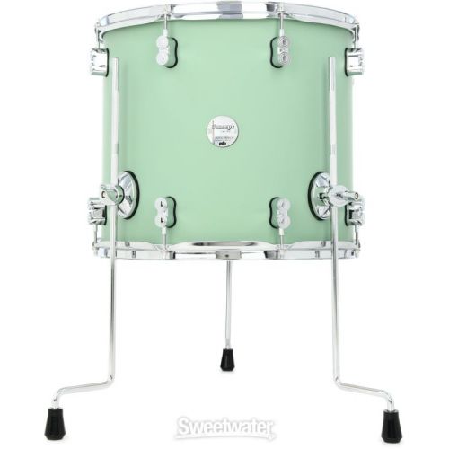  PDP Concept Maple 7-piece Shell Pack and Hardware Bundle - Satin Seafoam