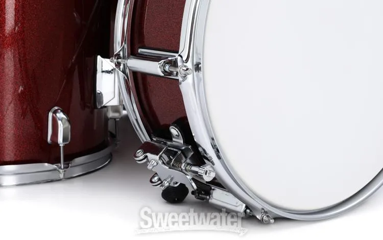  PDP Center Stage PDCE2015KTRR 5-piece Complete Drum Set with Cymbals - Ruby Red Sparkle