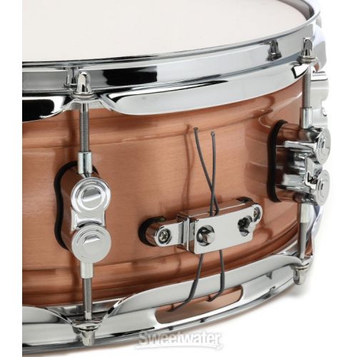  PDP Concept Copper Snare Drum - 5 x 14-inch - Brushed