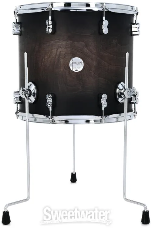  PDP Concept Maple Shell Pack - 5-piece - Satin Charcoal Burst