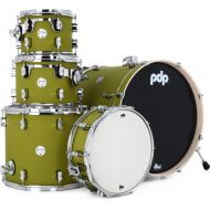 PDP Concept Maple 5-piece Shell Pack - Satin Olive