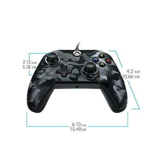  [아마존베스트]By PDP PDP Stealth Series Wired Controller for Xbox One, Xbox One X and Xbox One S, Phantom Black