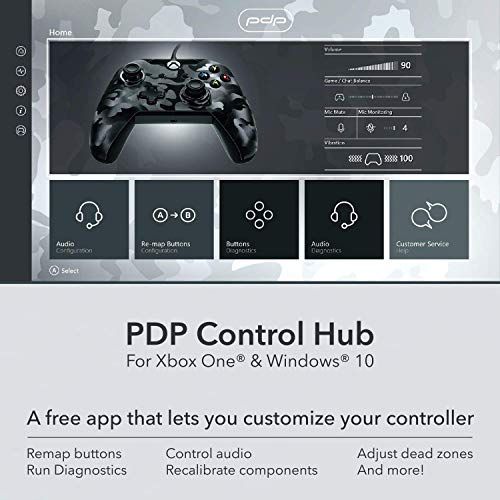  [아마존베스트]By PDP PDP Stealth Series Wired Controller for Xbox One, Xbox One X and Xbox One S, Phantom Black