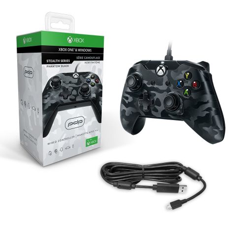  [아마존베스트]By PDP PDP Stealth Series Wired Controller for Xbox One, Xbox One X and Xbox One S, Phantom Black