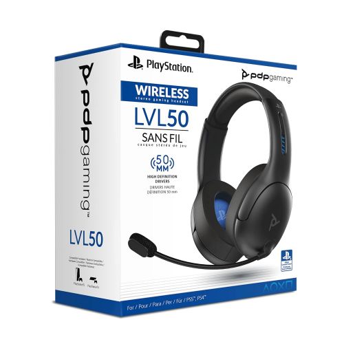  [아마존베스트]PDP 051-049-NA-LIC PS4 LVL50 Wireless Stereo Gaming Headset, 051-049-NA-LIC