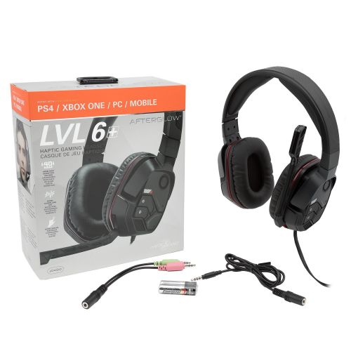  By      PDP PDP Universal Afterglow LVL 6+ Haptic Gaming Headset for Xbox One, PS4, PC & Mobile; 090-072-NA