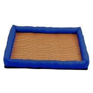 PEACE NEST Summer Pet Bed Cool Mattress Kennel Dog Cat Nest Breathable Rattan Mat Comfortable Dog Sleep Padded Soft Mat