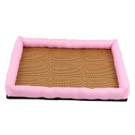 PEACE NEST Summer Pet Bed Cool Mattress Kennel Dog Cat Nest Breathable Rattan Mat Comfortable Dog Sleep Padded Soft Mat