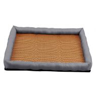 PEACE NEST Summer Pet Bed Cool Mattress Kennel Dog Cat Nest Breathable Rattan Mat Comfortable Dog Sleep Padded Soft Mat