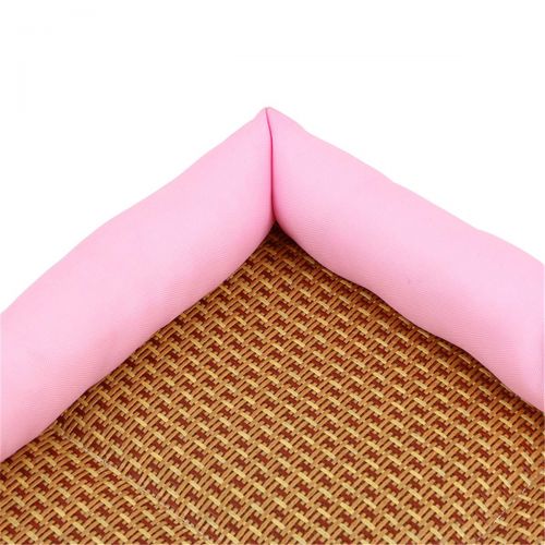  PEACE NEST Summer Pet Bed Cool Mattress Kennel Dog Cat Nest Breathable Rattan Mat Comfortable Dog Sleep Padded Soft Mat