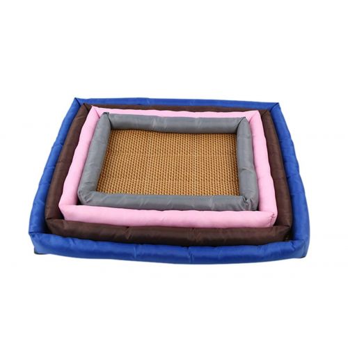  PEACE NEST Summer Pet Bed Cool Mattress Kennel Dog Cat Nest Breathable Rattan Mat Comfortable Dog Sleep Padded Soft Mat